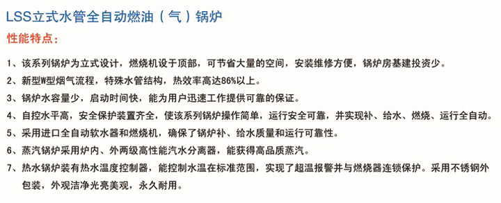 LSS立式水管全自動燃油、燃氣鍋爐(圖2)